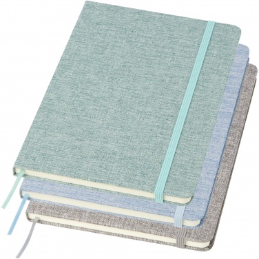 Logo trade promotional merchandise image of: Ramona A5 cotton notebook