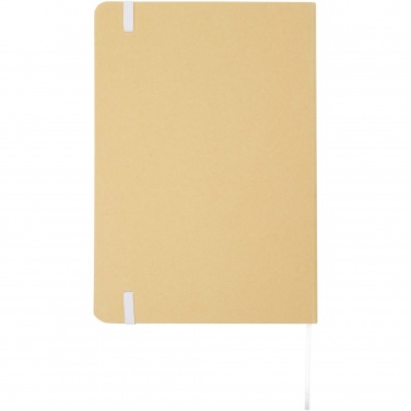 Logotrade promotional item image of: Nelida A5 recycled cardboard hard cover notebook