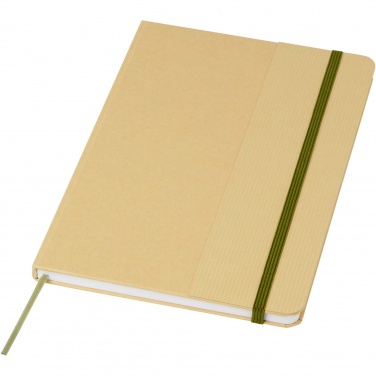 Logotrade promotional merchandise image of: Nelida A5 recycled cardboard hard cover notebook