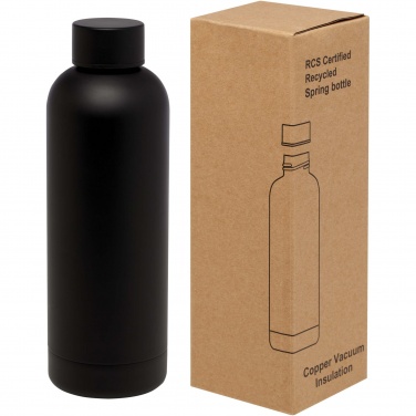 Logotrade advertising products photo of: Spring 500 ml RCS certified recycled stainless steel copper vacuum insulated bottle