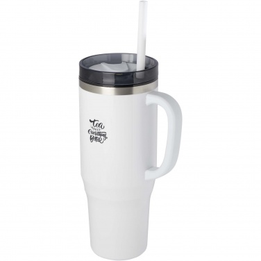 Logotrade promotional giveaways photo of: Melbourne 1200 ml RCS certified insulated tumbler with straw