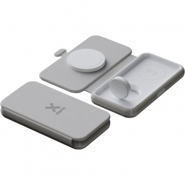Logo trade promotional gifts picture of: Xtorm XWF31 15W foldable 3-in-1 wireless travel charger