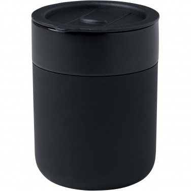 Logotrade promotional gift picture of: Java 330 ml ceramic tumbler with silicone wrap and plastic lid