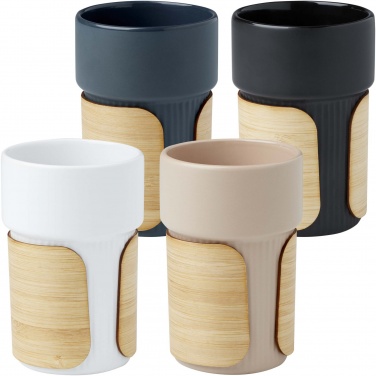 Logotrade advertising products photo of: Tumbler Fika 340 ml with bamboo sleeve