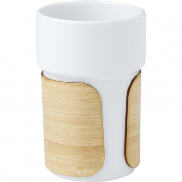 Logotrade promotional giveaway image of: Tumbler Fika 340 ml with bamboo sleeve
