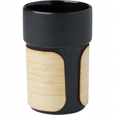 Logotrade promotional gift image of: Tumbler Fika 340 ml with bamboo sleeve