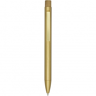 Logo trade business gifts image of: Beatriz recycled brass ballpoint pen