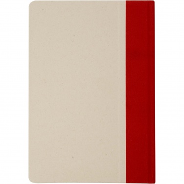 Logo trade promotional products image of: Liliana A5 sugar cane plastic hard cover notebook