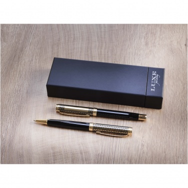Logotrade promotional giveaway picture of: Legato ballpoint and rollerball pen set