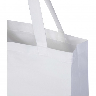 Logotrade promotional gifts photo of: Madras 140 g/m² GRS recycled cotton gusset tote bag