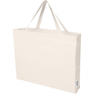 Logo trade promotional items picture of: Odessa 220 g/m² GRS recycled cotton large tote bag
