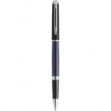 Logotrade corporate gifts photo of: Hemisphere colour blocking rollerball pen with palladium trim