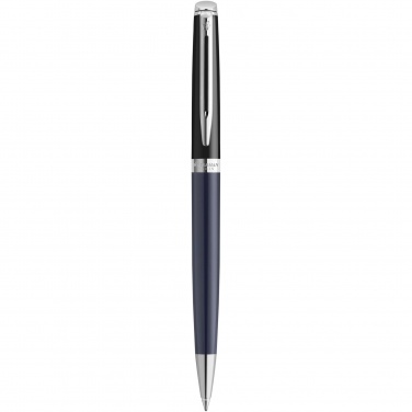 Logo trade promotional merchandise photo of: Hemisphere colour blocking ballpoint pen with palladium trim