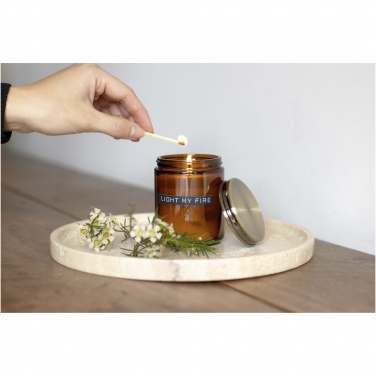 Logotrade promotional items photo of: Wellmark cedar wood scented candle medium