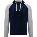 Badet kids two-tone hoodie, Navy Blue / Heather grey