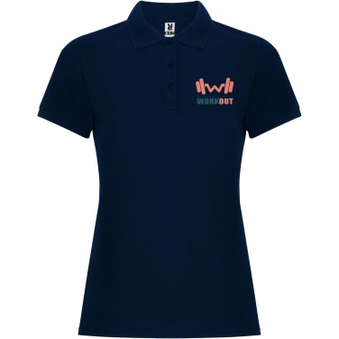 Logo trade advertising products image of: Pegaso Premium short sleeve women's polo