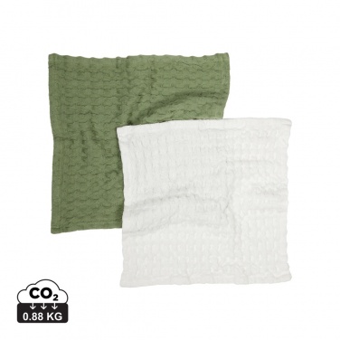 Logo trade promotional gift photo of: VINGA Cromer waffle dish cloth, 2 pcs