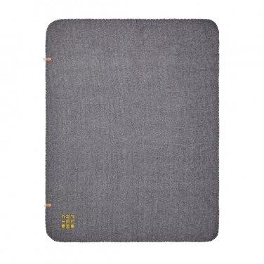 Logo trade business gifts image of: VINGA Bilton recycled blanket