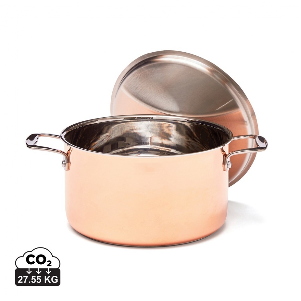 Logotrade promotional item picture of: VINGA Baron copper saucepan