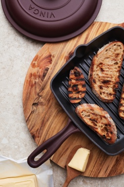Logo trade promotional gift photo of: VINGA Monte enamelled grill pan