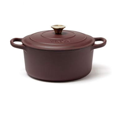 Logo trade promotional merchandise photo of: VINGA Monte enameled cast iron pot 5.5L