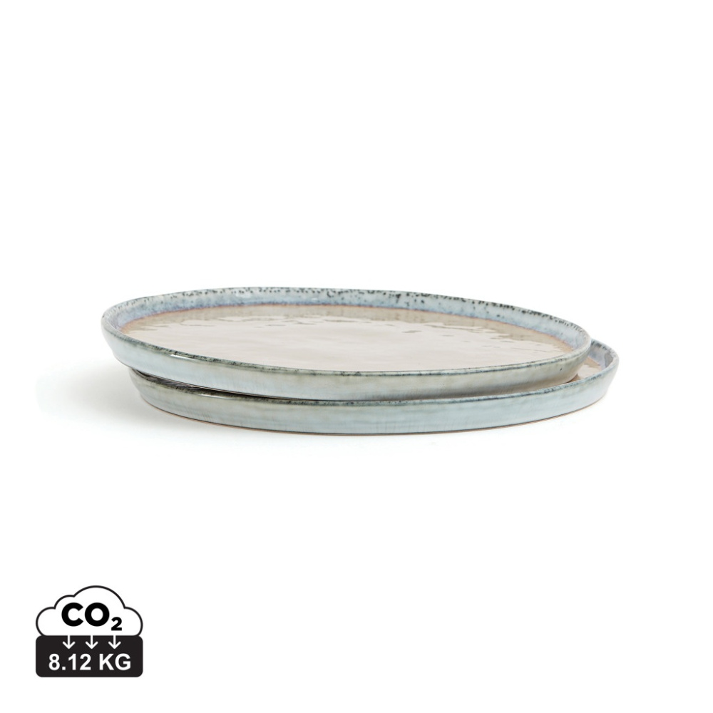 Logo trade promotional merchandise photo of: VINGA Nomimono plate 26,5 cm, 2 pcs set