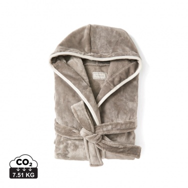 Logo trade promotional gifts image of: VINGA Louis luxury plush GRS RPET robe size S-M
