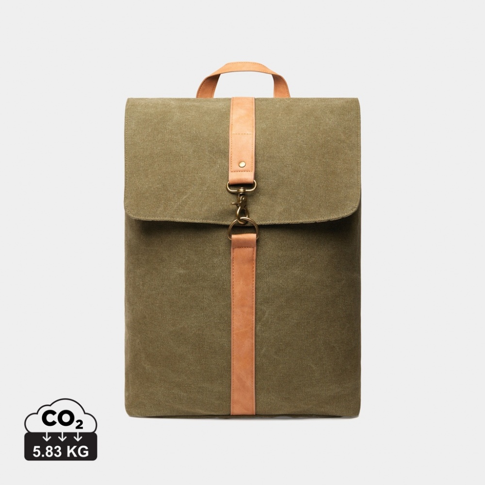 Logotrade corporate gifts photo of: VINGA Bosler backpack GRS recycled canvas