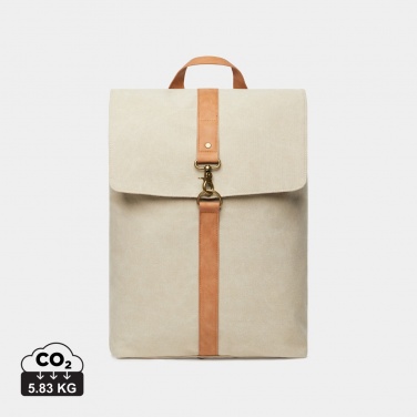 Logotrade promotional item image of: VINGA Bosler backpack GRS recycled canvas