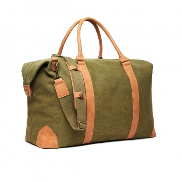 Logo trade promotional item photo of: VINGA Bosler RCS recycled canvas weekend bag