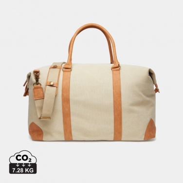 Logo trade promotional gifts picture of: VINGA Bosler RCS recycled canvas weekend bag