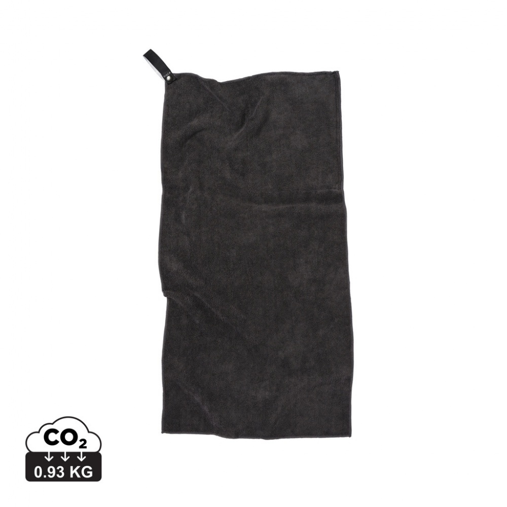 Logotrade promotional merchandise picture of: VINGA GRS RPET active dry towel 40 x 80cm