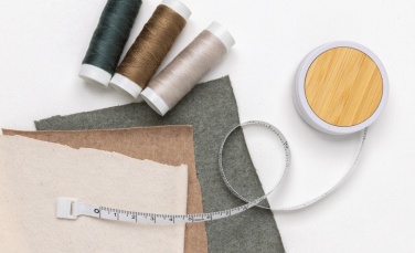 Logotrade business gift image of: RCS recycled plastic & bamboo tailor tape