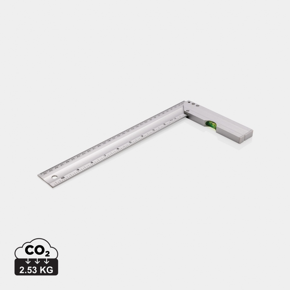 Logo trade business gifts image of: Ruler with level