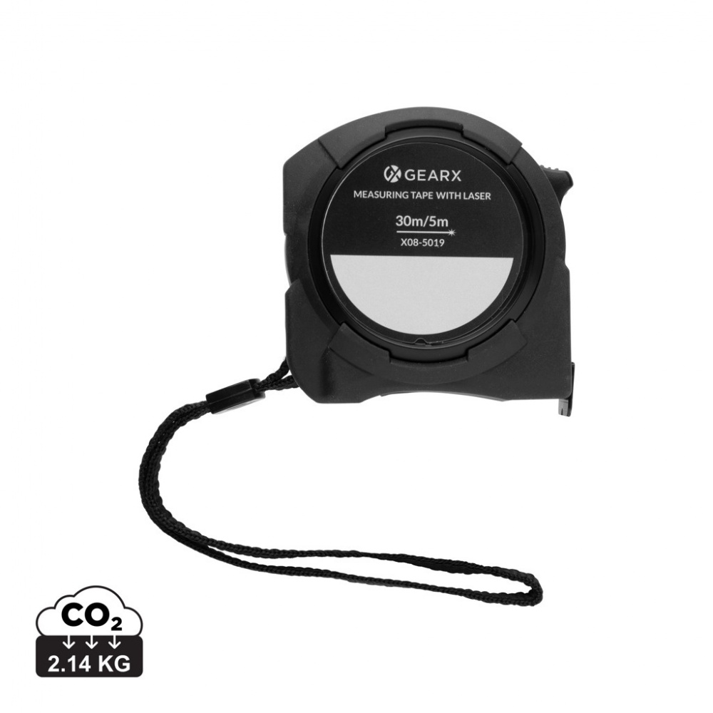 Logotrade promotional gift picture of: Gear X measuring 5M tape with 30M laser