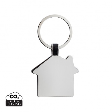 Logo trade promotional items image of: RCS recycled zinc alloy house keyring