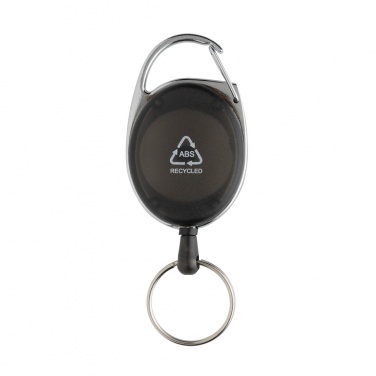 Logotrade corporate gift picture of: RCS recycled ABS roller clip keychain