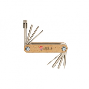 Logo trade promotional giveaways picture of: Wooden hex tool