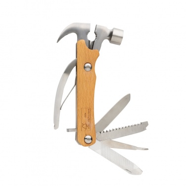 Logotrade promotional giveaway image of: Wooden multi-tool hammer