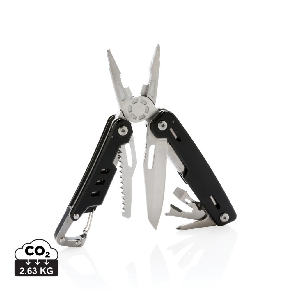 Logotrade promotional products photo of: Solid multitool with carabiner