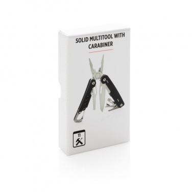 Logo trade promotional items picture of: Solid multitool with carabiner