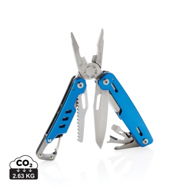 Logo trade promotional merchandise picture of: Solid multitool with carabiner