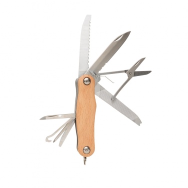 Logo trade promotional products image of: Wood pocket knife