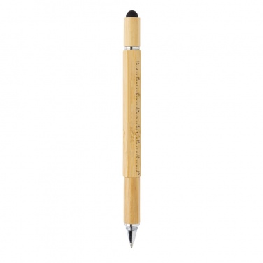 Logotrade corporate gift image of: Bamboo 5-in-1 toolpen