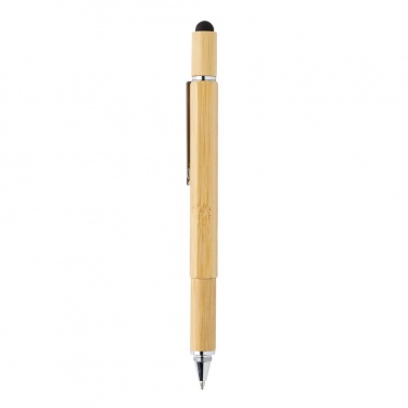 Logotrade promotional product picture of: Bamboo 5-in-1 toolpen