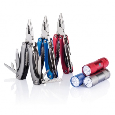 Logo trade advertising product photo of: Multitool and torch set