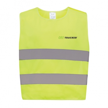 Logo trade promotional gifts picture of: GRS recycled PET high-visibility safety vest 3-6 years