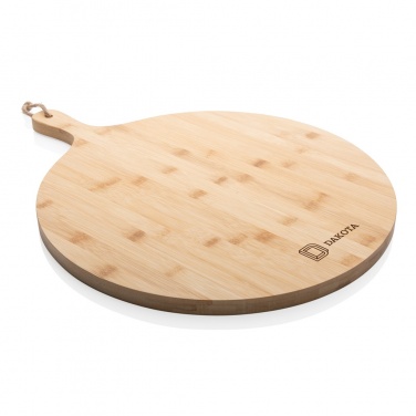 Logo trade promotional merchandise photo of: Ukiyo bamboo round serving board