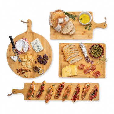 Logo trade promotional merchandise photo of: Ukiyo bamboo rectangle serving board