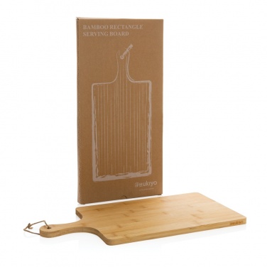 Logo trade corporate gift photo of: Ukiyo bamboo rectangle serving board